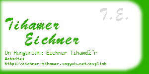 tihamer eichner business card